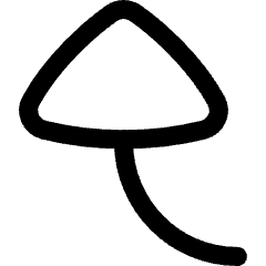 Triangle Arrow Bend Left Up Large Icon from Flex Line Set