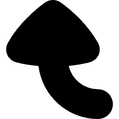 Triangle Arrow Bend Left Up Large Icon from Flex Solid Set