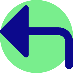 Triangle Arrow Bend Up Left Large Icon from Core Pop Set