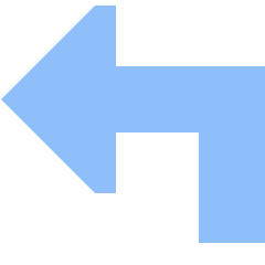 Triangle Arrow Bend Up Left Large Icon from Sharp Flat Set