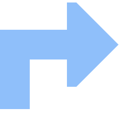Triangle Arrow Bend Up Right Large Icon from Sharp Flat Set