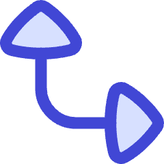 Triangle Arrow Bottom Left Corner Large Icon from Flex Duo Set