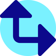 Triangle Arrow Bottom Left Corner Large Icon from Core Pop Set