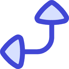 Triangle Arrow Bottom Right Corner Large Icon from Flex Duo Set