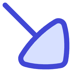 Triangle Arrow Diagonal Bottom Right Large Icon from Flex Duo Set