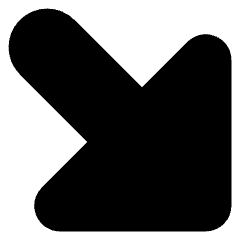 Triangle Arrow Diagonal Bottom Right Large Icon from Core Solid Set