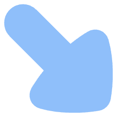 Triangle Arrow Diagonal Bottom Right Large Icon from Flex Flat Set