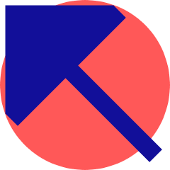 Triangle Arrow Diagonal Upper Left Large Icon from Sharp Pop Set