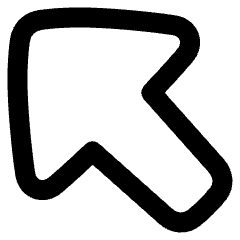 Triangle Arrow Diagonal Upper Left Large Icon from Plump Remix Set