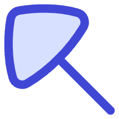 Triangle Arrow Diagonal Upper Left Large Icon from Flex Duo Set