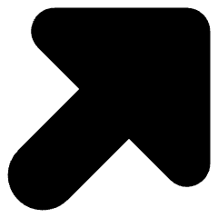 Triangle Arrow Diagonal Upper Right Large Icon from Core Solid Set