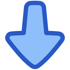 Triangle Arrow Down Large 1 Icon from Plump Duo Set