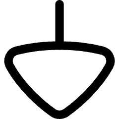 Triangle Arrow Down Large 1 Icon from Flex Line Set