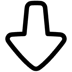 Triangle Arrow Down Large 1 Icon from Plump Line Set