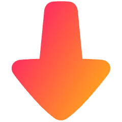 Triangle Arrow Down Large 1 Icon from Plump Gradient Set