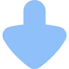 Triangle Arrow Down Large 1 Icon from Flex Flat Set