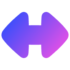 Triangle Arrow Horizontal Large Icon from Plump Gradient Set