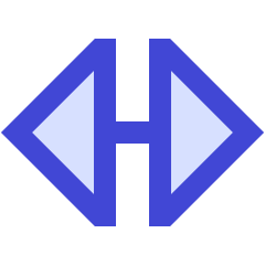 Triangle Arrow Horizontal Large Icon from Sharp Duo Set