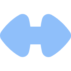 Triangle Arrow Horizontal Large Icon from Flex Flat Set