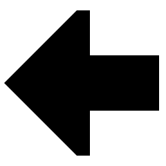Triangle Arrow Left Large 1 Icon from Sharp Solid Set