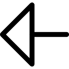 Triangle Arrow Left Large 1 Icon from Core Line Set