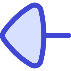 Triangle Arrow Left Large 1 Icon from Flex Duo Set