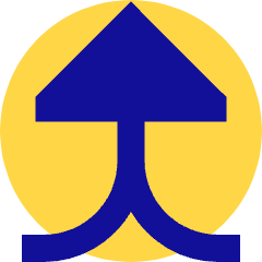 Triangle Arrow Merge Vertical Large Icon from Sharp Pop Set