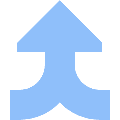Triangle Arrow Merge Vertical Large Icon from Sharp Flat Set
