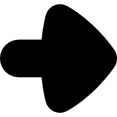 Triangle Arrow Right Large 1 Icon from Flex Solid Set