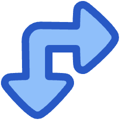 Triangle Arrow Top Left Corner Large Icon from Plump Duo Set