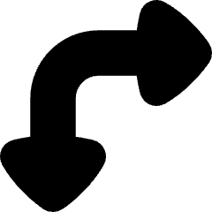 Triangle Arrow Top Left Corner Large Icon from Flex Solid Set