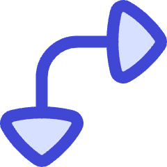 Triangle Arrow Top Left Corner Large Icon from Flex Duo Set