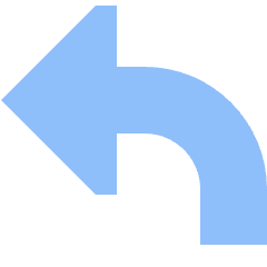 Triangle Arrow Turn Backward Large Icon from Sharp Flat Set