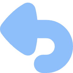 Triangle Arrow Turn Backward Large Icon from Flex Flat Set