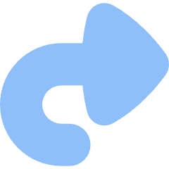Triangle Arrow Turn Forward Large Icon from Flex Flat Set