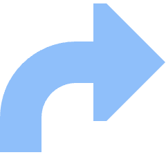 Triangle Arrow Turn Forward Large Icon from Sharp Flat Set