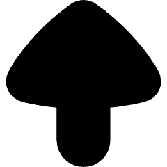Triangle Arrow Up Large 1 Icon from Flex Solid Set