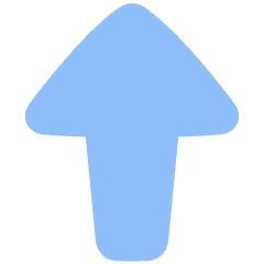 Triangle Arrow Up Large 1 Icon from Plump Flat Set