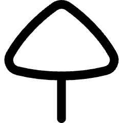 Triangle Arrow Up Large 1 Icon from Flex Line Set