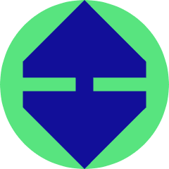 Triangle Arrow Vertical Large Icon from Sharp Pop Set