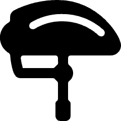 Biking Helmet Icon from Ultimate Bold Set