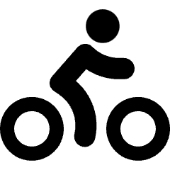 Biking Person Icon from Ultimate Bold Set