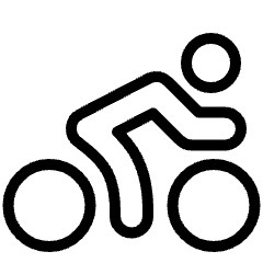 Racing Bike Icon from Ultimate Light Set