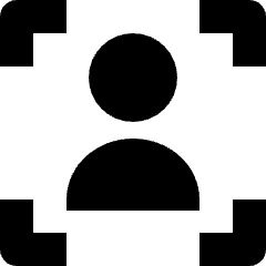 Face Id User Icon from Nova Solid Set