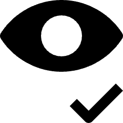 Iris Scan Approved 1 Icon from Nova Solid Set