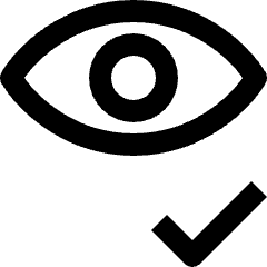 Iris Scan Approved 1 Icon from Nova Line Set