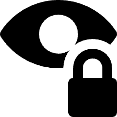 Iris Scan Lock Icon from Nova Solid Set