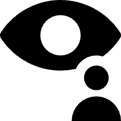 Iris Scan User Icon from Nova Solid Set