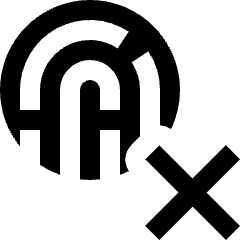 Touch Id Denied Icon from Nova Solid Set