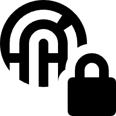 Touch Id Lock 2 Icon from Nova Solid Set